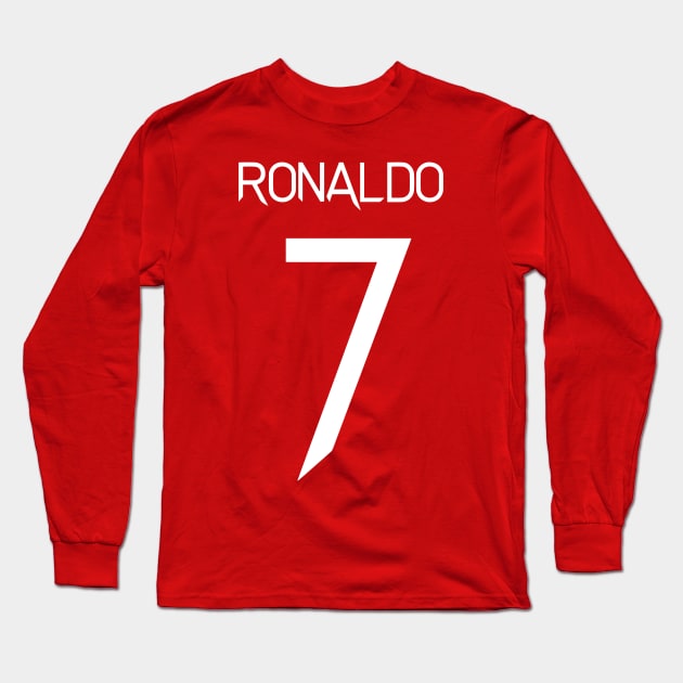 Ronaldo united 7 Long Sleeve T-Shirt by Alimator